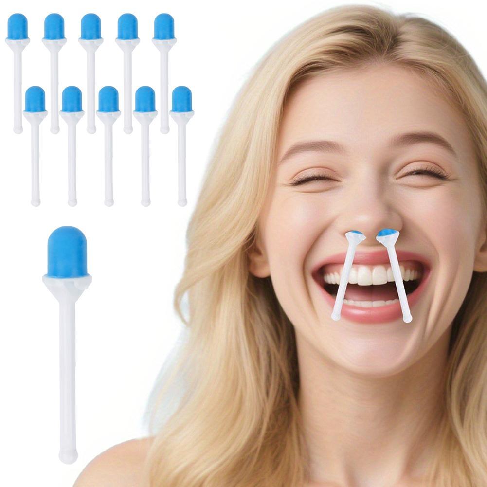 Bite Away Heat Stick - 10本入り使い捨て一体型鼻毛ワックススティック、携帯用加熱式安全脱毛器、耳毛・眉毛・鼻毛脱毛用ワックススティック