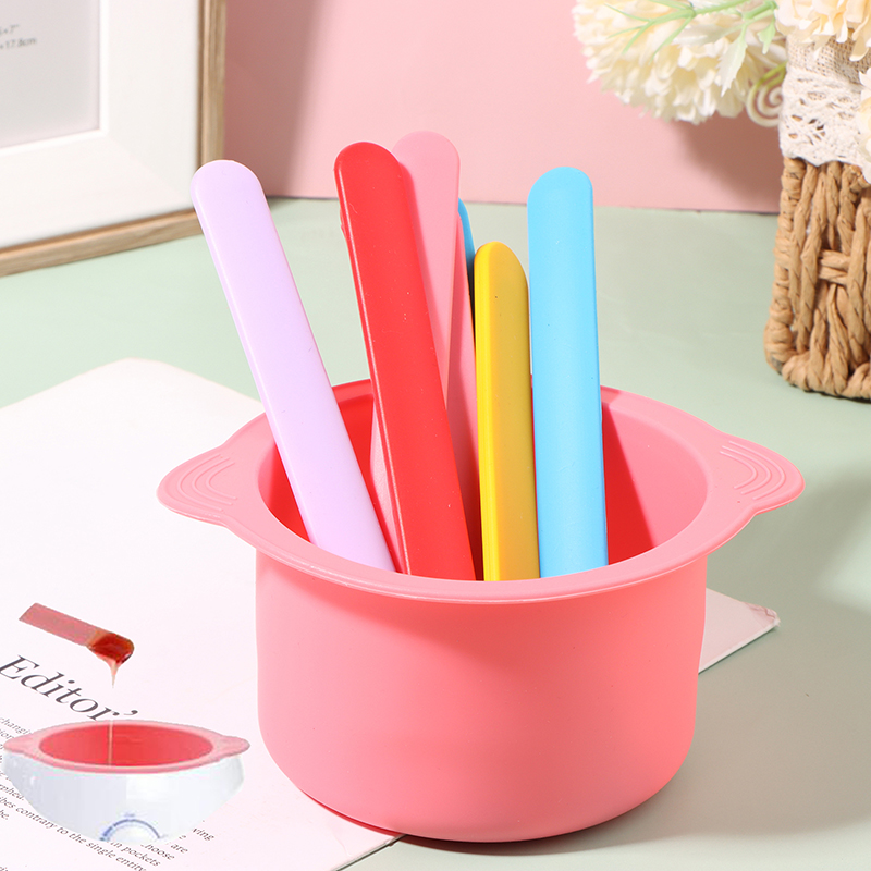 耐熱シリコンボウル、ワックス攪拌スティック、大型脱毛スティッ - Bite Away Heat Stick のレビューと価格